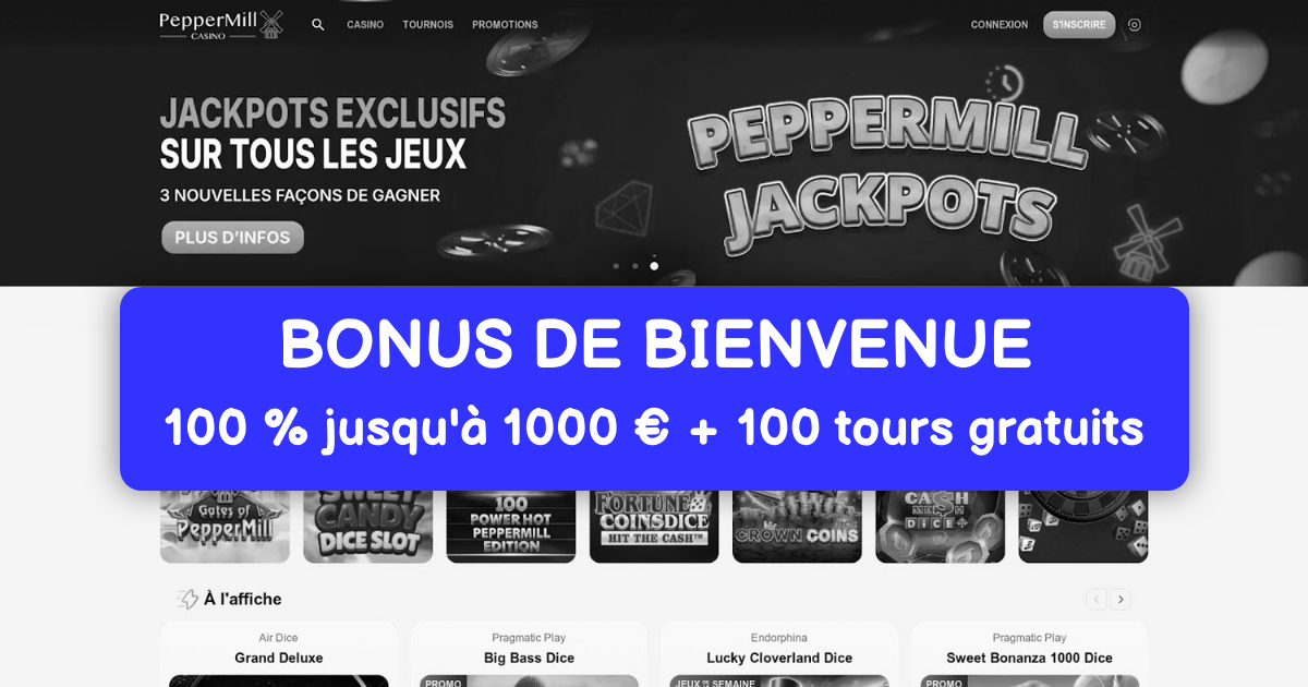 Peppermill Casino banner